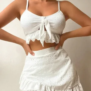 Johanna | Elegante dameset met Broaddery en Ruffles