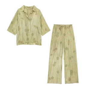 Imke | Jacquard Set voor Dames - Casual Chic Outfit